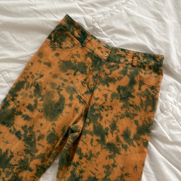 Acid Wash Straight Leg Pants Size Small - Picture 2 of 3